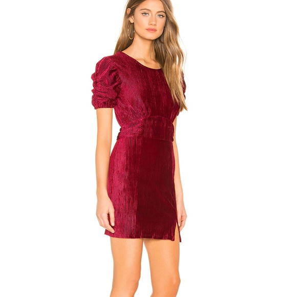 Revolve Privacy Please Olivia Mini Dress Red Size Medium NWT - Picture 2 of 3